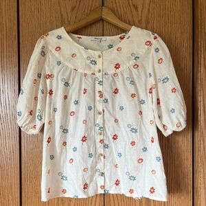 Madewell Floral Blouse